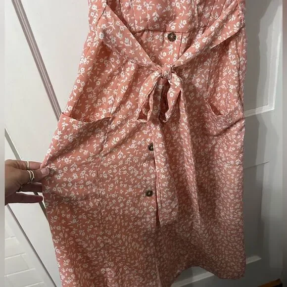 Sienna Sky Pink Floral Maxi Dress - Picture 3 of 4